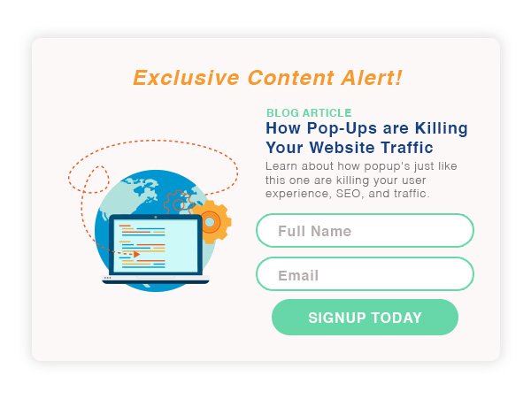 popups killing your business